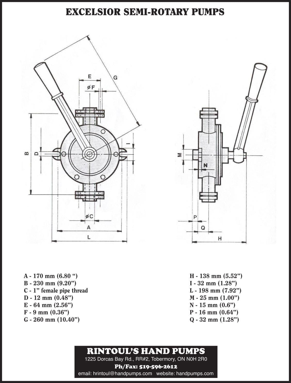 Excelsior E2 Hand Pump - Image 4