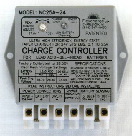Flexcharge™ NC25A/24V Ultra High Efficiency Charge Controller (Regulator)
