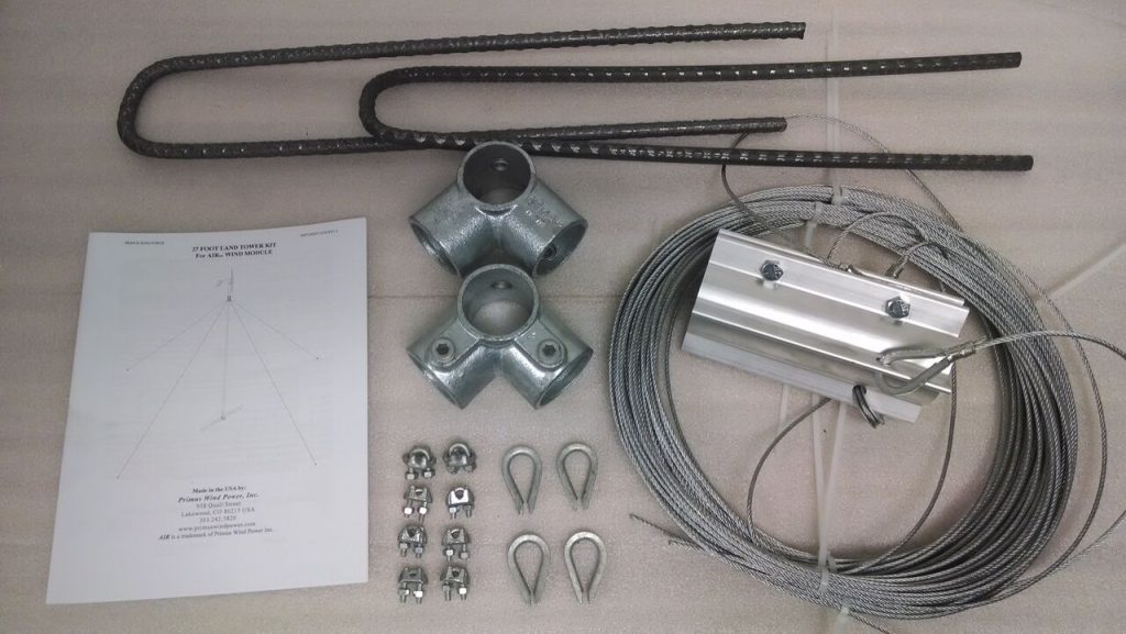Primus Wind Power 27 Foot AIR Guyed Tower Kit - Image 2