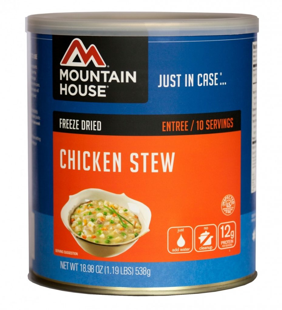 Freeze Dried Chicken Stew - Can