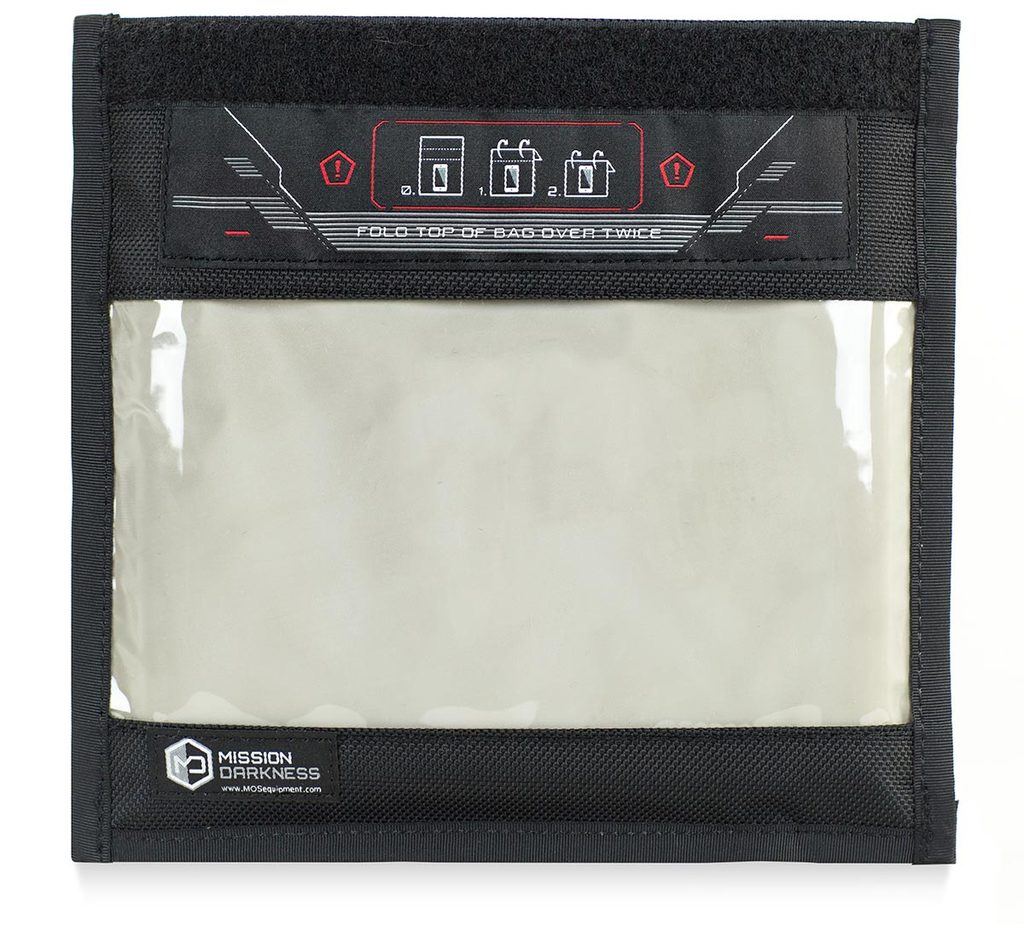 The Mission Darkness™ Window Faraday Bag for Phones