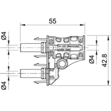 Stรคubli Branch Connector Socket