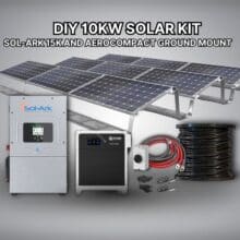 10kW DIY Solar Kit โ Sol-Ark 15K +Aerocompact Ground Mount