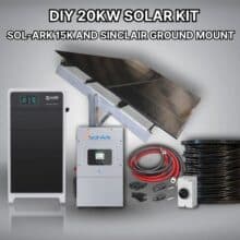 20kW DIY Solar Kit โ Sol-Ark 15K + Sinclair Ground Mount