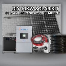 10kW DIY Solar Kit – Sol-Ark 15K + K2 Roof Mount