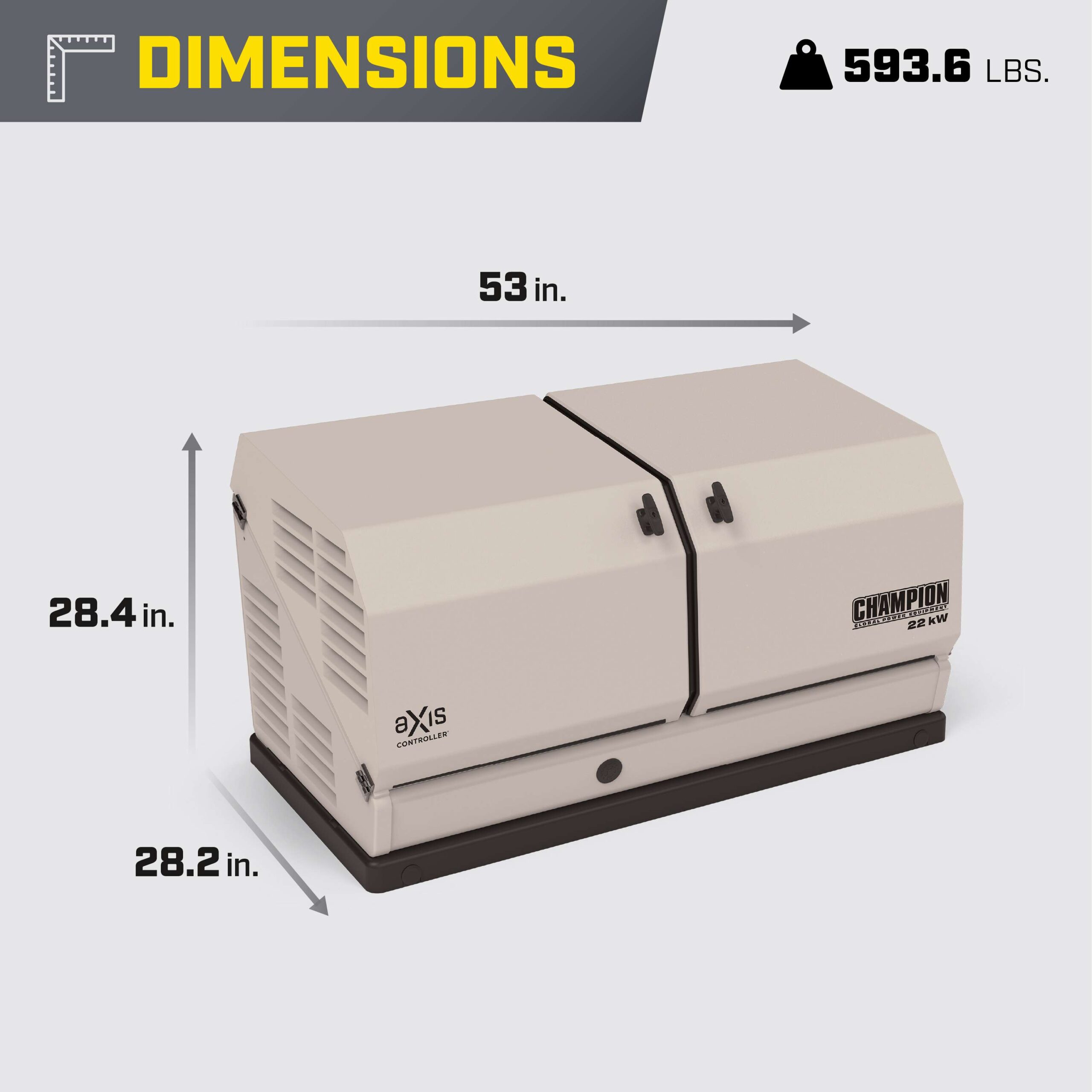 Champion 22kW aXis Generator - Image 2