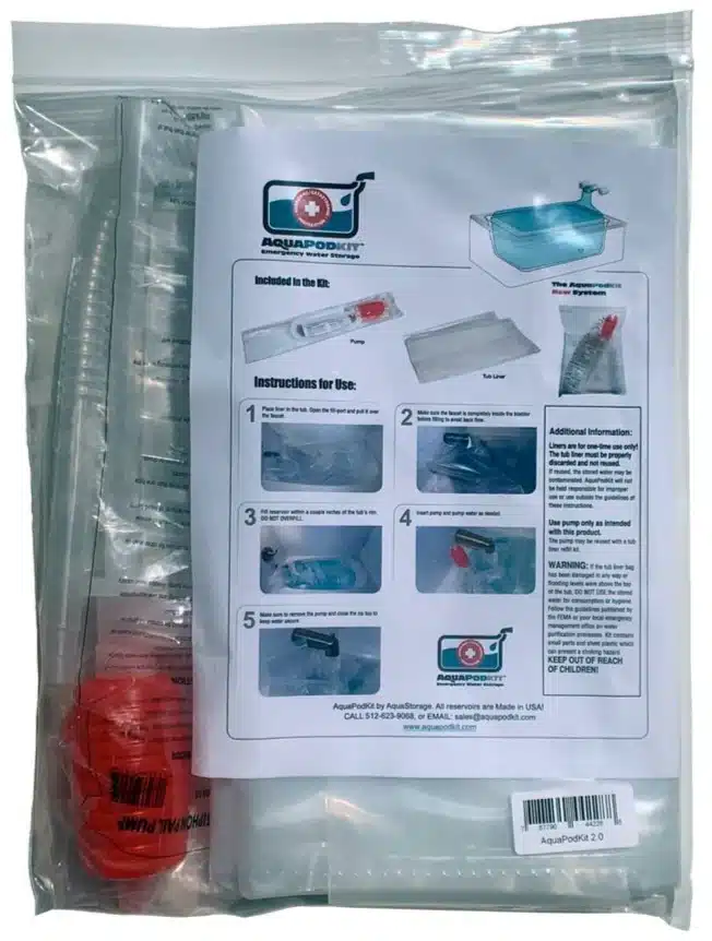 AquaPodKit Emergency Water Storage - Image 2