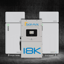 Sol-Ark 18K + Xcellent Plus 32kWh Dual Battery Combo