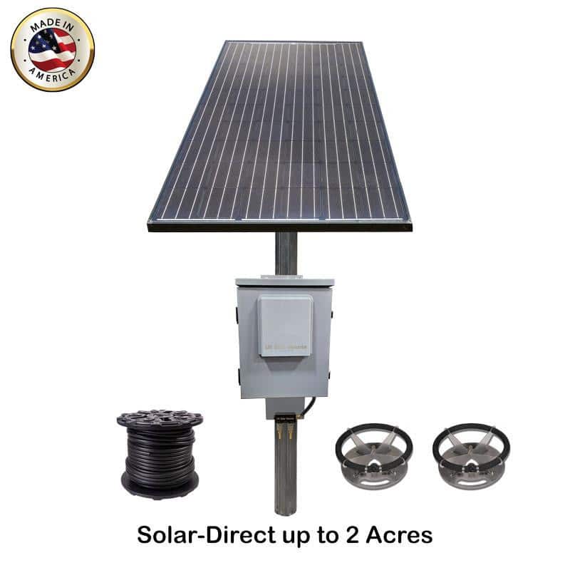 SD2 Solar-Direct Aerator For up to 2 Acres with Single Panel