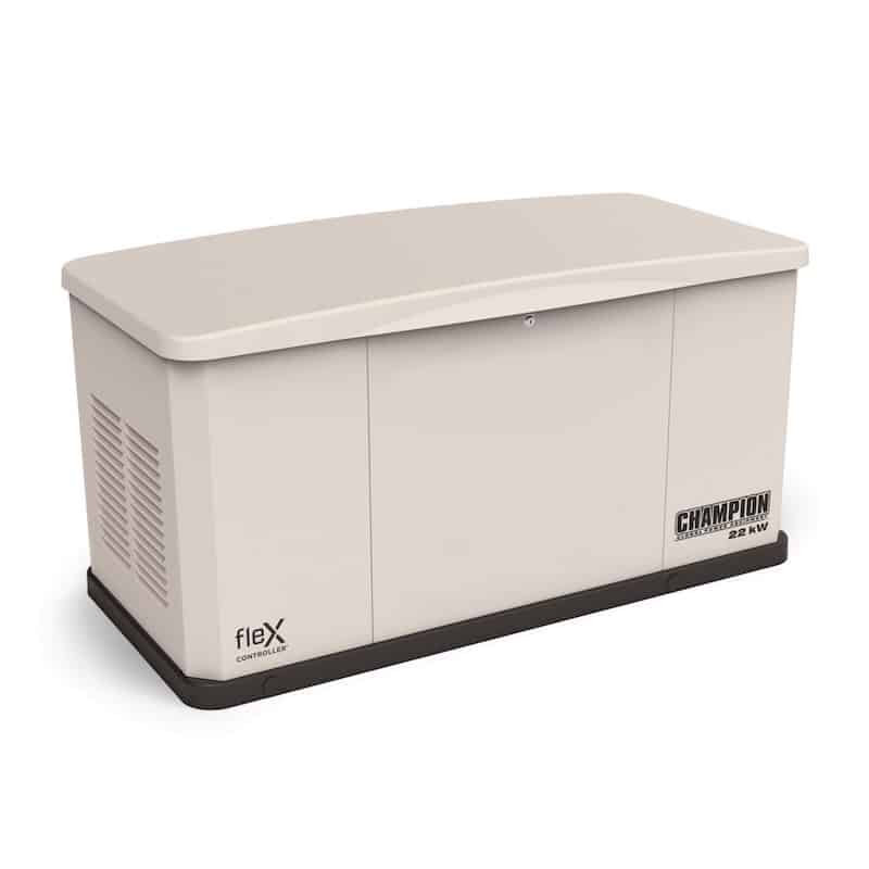22 kW Whole House Home Standby Generator and 200A Switch with fleX Technology
